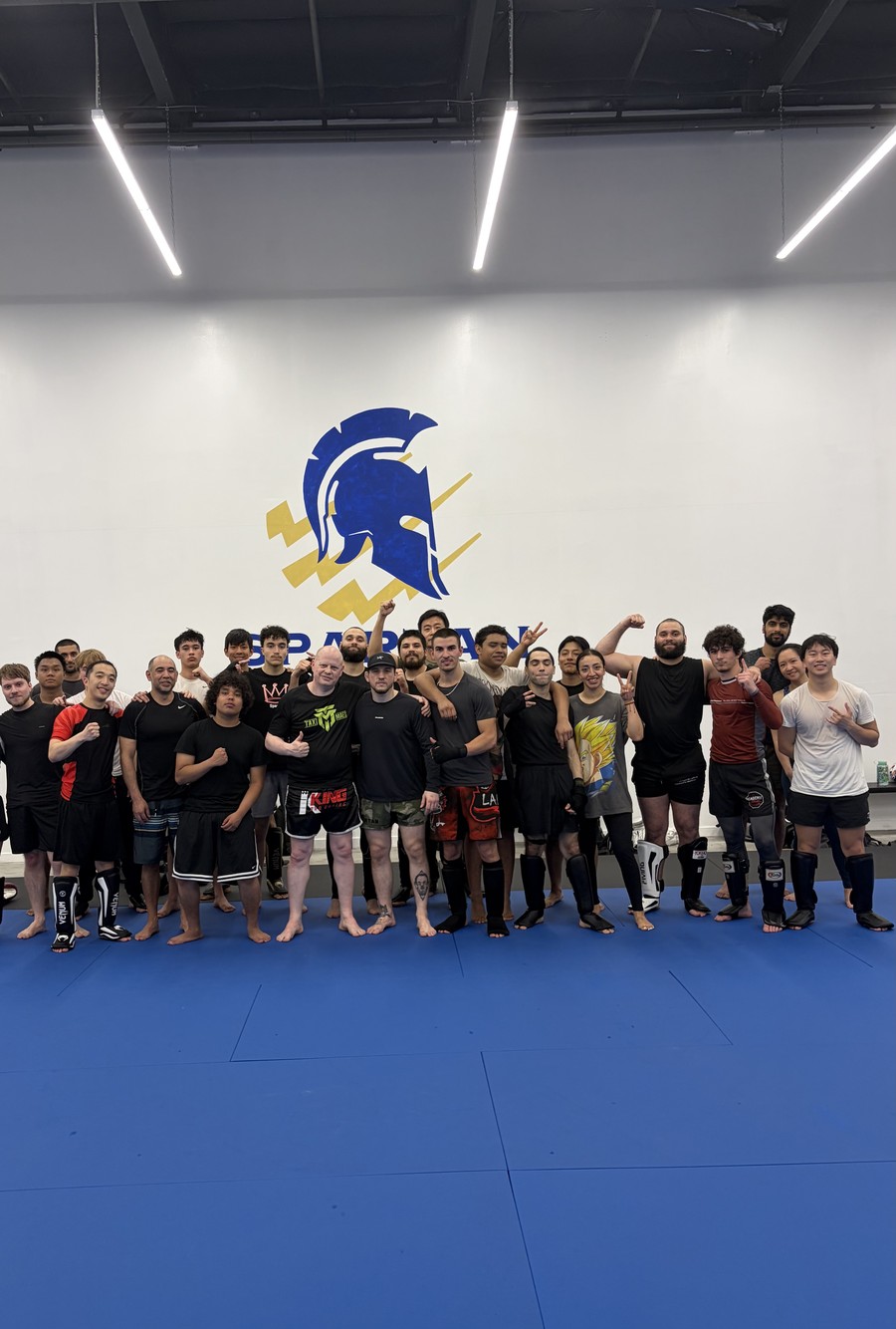 A group class in session