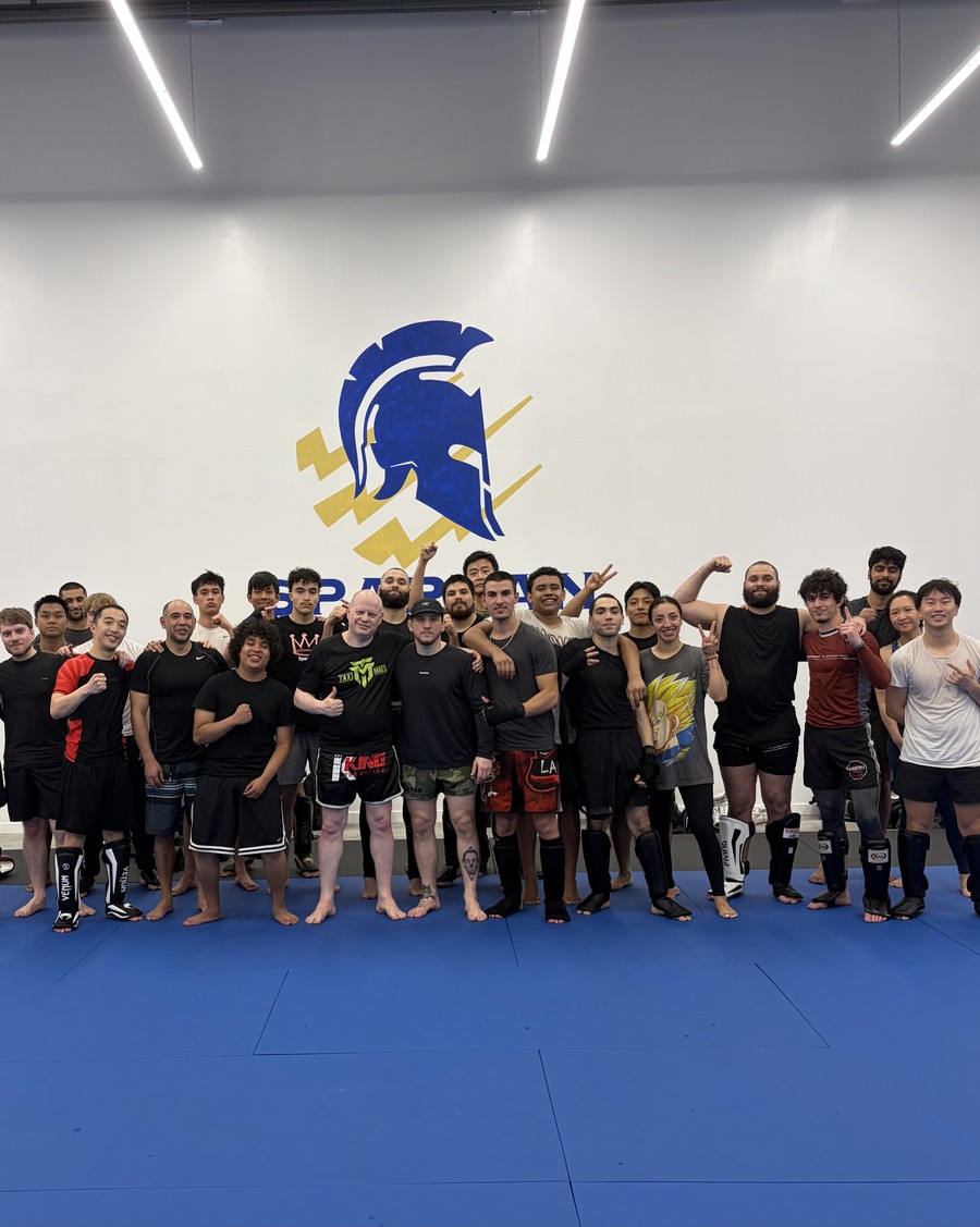 A group class in session