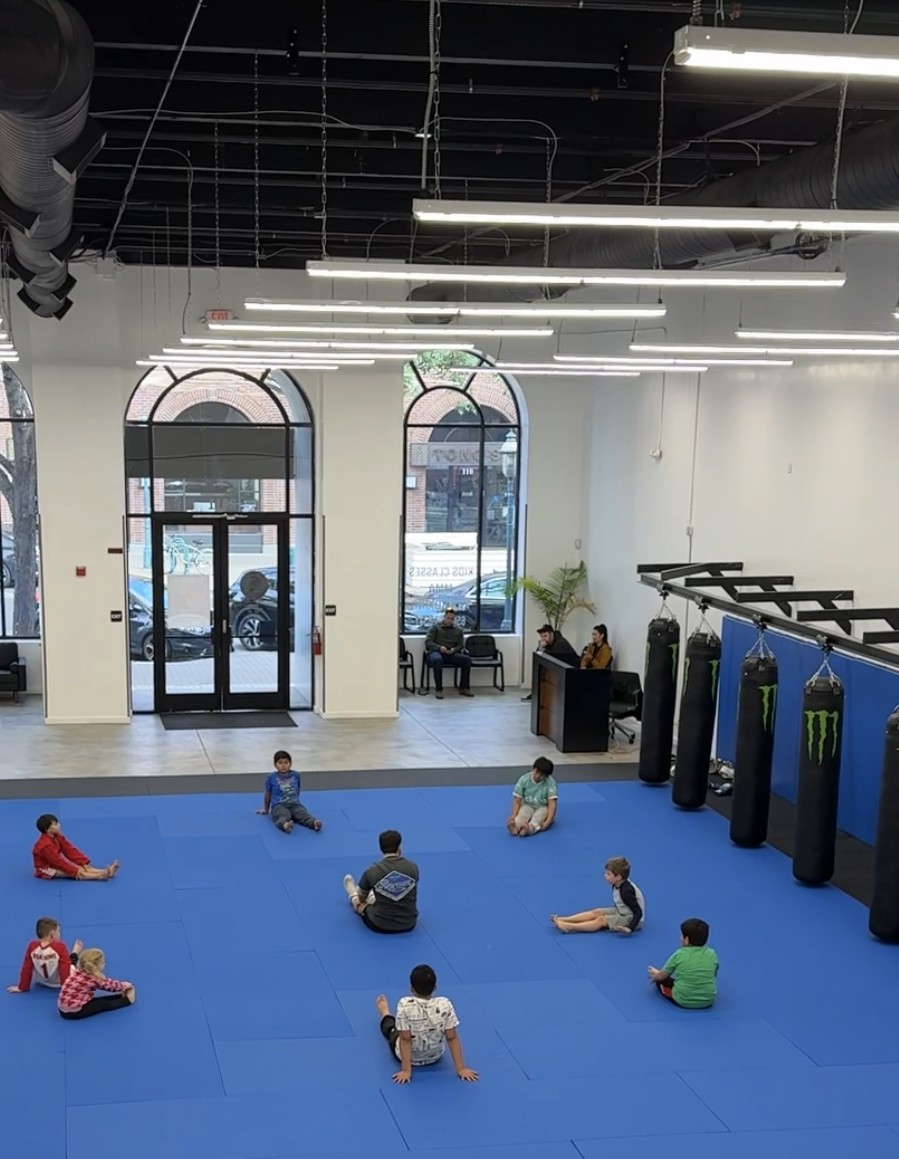 Kids class seated